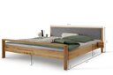 Aalborg Bett mit Filzkopfteil und Fußteil Eiche Filzkopfteil, 160 x 90 x 200 cm