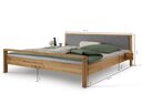 Aalborg Bett mit Filzkopfteil und Fußteil Eiche Filzkopfteil, 200 x 90 x 200 cm