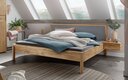 Aalborg Bett mit Filzkopfteil Eiche Filzkopfteil, 140 x 90 x 200 cm