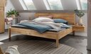 Aalborg Bett mit Kopfteil  aus Eiche Kopfteil, 140 x 90 x 200 cm