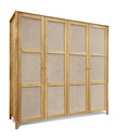 Fanø Kleiderschrank Eiche Kleiderschrank 4-türig