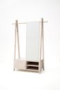 Lars Olesen Standgarderobe mit Unterschrank, Spiegel, Kleiderstange (mit Muldenstopper)