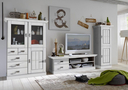 TV-Schrank Landhaus Lowboard Fjord 171,3x53,4x48, komplett weiß