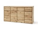 Massivholz Kommode Rödemis Wildeiche 172 x 91 x 48 cm, 4 Schubladen, 4 Türen