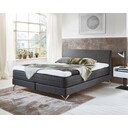 Kamjo Boxspringbett Alvaro Coal inkl Topper 140 x 200 cm