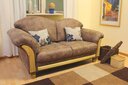 Borkum Sofa 2,5 Sitzer in Braun 2,5-Sitzer, breitere Armlehne links, 210 x 95 x 97 cm