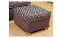 Horsens Ohrensessel Eksjö Hocker - grau mit Muster - 54 x 39 x 54 cm