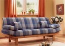 Kronborg Sofa Blåtime 3-Sitzer, Blau, Kiefer, 215 x 80 x 85 cm