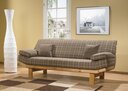 Kronborg Sofa Ternet 3-Sitzer, Braun, Kiefer, 215 x 80 x 85 cm