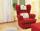 Horsens Ohrensessel Rødbøg Sessel, Rot, 85 x 100 x 110 cm