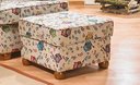 Horsens Ohrensessel Eule Hocker - Eule natur - 54 x 39 x 54 cm