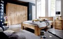 Schlafzimmer Alvar aus Massivholz Wildeiche 4-teiliges Komplett-Set