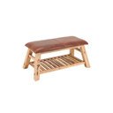 Bank Lazy aus Mangoholz 90 x 45 x 40 cm