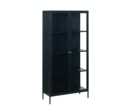 Vitrine Carmel aus Metall 90 x 40 x 190 cm