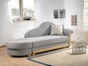 Borkum Liege Friesland Hocker + Liege, Armlehne rechts, 240 x 95 x 95 cm