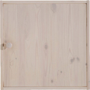 TOBYKIDS Regalsystem Würfel Kiefer massiv 46,4x46,4x1,6cm, Tür mit Rückwand weiß