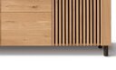 Ascona Highboard klein Wildeiche Highboard klein mit Holzfüßen 140 x 45 x 140cm