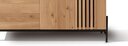 Ascona Sideboard groß Wildeiche Sideboard groß mit Metallgestell 200 x 45 x 89cm