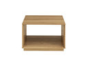 Beistelltisch Davos Wildeiche natur 70 x 70 x 45 cm