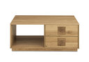 Couchtisch Davos Wildeiche natur 110 x 70 x 45 cm
