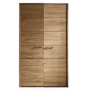 Holstebro Kleiderschrank Wildeiche Massivholz | TPT Möbel 2-türig, 125,2 x 60,4 x 218,5 cm