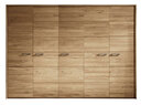 Holstebro Kleiderschrank Wildeiche Massivholz | TPT Möbel 5-türig, 304,1 x 60,4 x 218,5 cm
