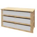 Kleiderschrank Holstebro Zubehör Schubfach mit Glasfront 116,8 cm