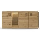 Sideboard II mit Beleuchtung Davos Wildeiche natur 170 x 43,5 x 80 cm