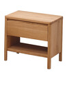 Wildeiche Nachtkommode Holzpur 2 von TPT | SKANMØBLER 45,5 x 33,5 x 43 cm