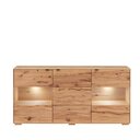 Zerro Sideboard II mit Beleuchtung Wildkernbuche/Kernbuche 180 x 42 x 85 cm