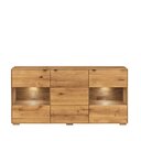 Zerro Sideboard II mit Beleuchtung Wildeiche/Eiche 180 x 42 x 85 cm