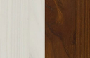 TV Lowboard Schrank Bergen Massivholz 143,1 x 59,4 x 45,1cm, weiß / bernstein