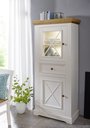 Vitrine Viborg III 79 x 42 x 177 cm, weiß