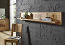 Wandboard Arvika aus massiver Wildeiche 178 x 30 x 22 cm