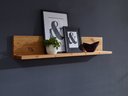 Wandboard Randers Massive Kiefer eichefarbig gebeizt geölt, Wandboard I