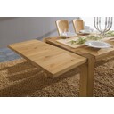 Ansteckplatte VITA für Esstisch 90 x 43 x 4 cm, gebeizt/geölt