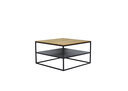 Couchtisch Kim aus Wildeiche 70 x 40 x 70 cm