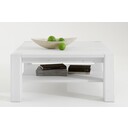 Wohnglücklich Couchtisch Vita aus massiver Kiefer 120 x 48 x 74 cm, weiß