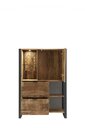 Highboard Cayro mit Beleuchtung 104 x 42 x 150 cm, multifarbig