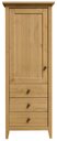 Highboard II aus massiver Kiefer laugenfarbig