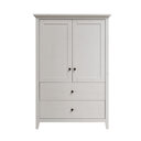 Highboard I Solvita aus massiver Kiefer weiß