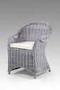 Rattan-Sessel inkl. Sitzkissen PALMA 63 x 86 x 67 cm