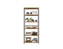 Offenes Regal 80 cm Lissabon aus massiver Wildeiche 80 x 198 x 40 cm