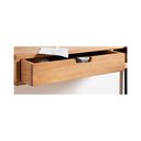 Schreibtisch Lissabon aus Wildeiche, Stahlgestell Schublade zu Schreibtisch, 57 x 48 x 10 cm (ohne Schreibtisch)