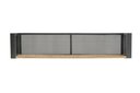 Wandregal Cayro aus Mangoholz 119 x 20 x 25 cm, multifarbig